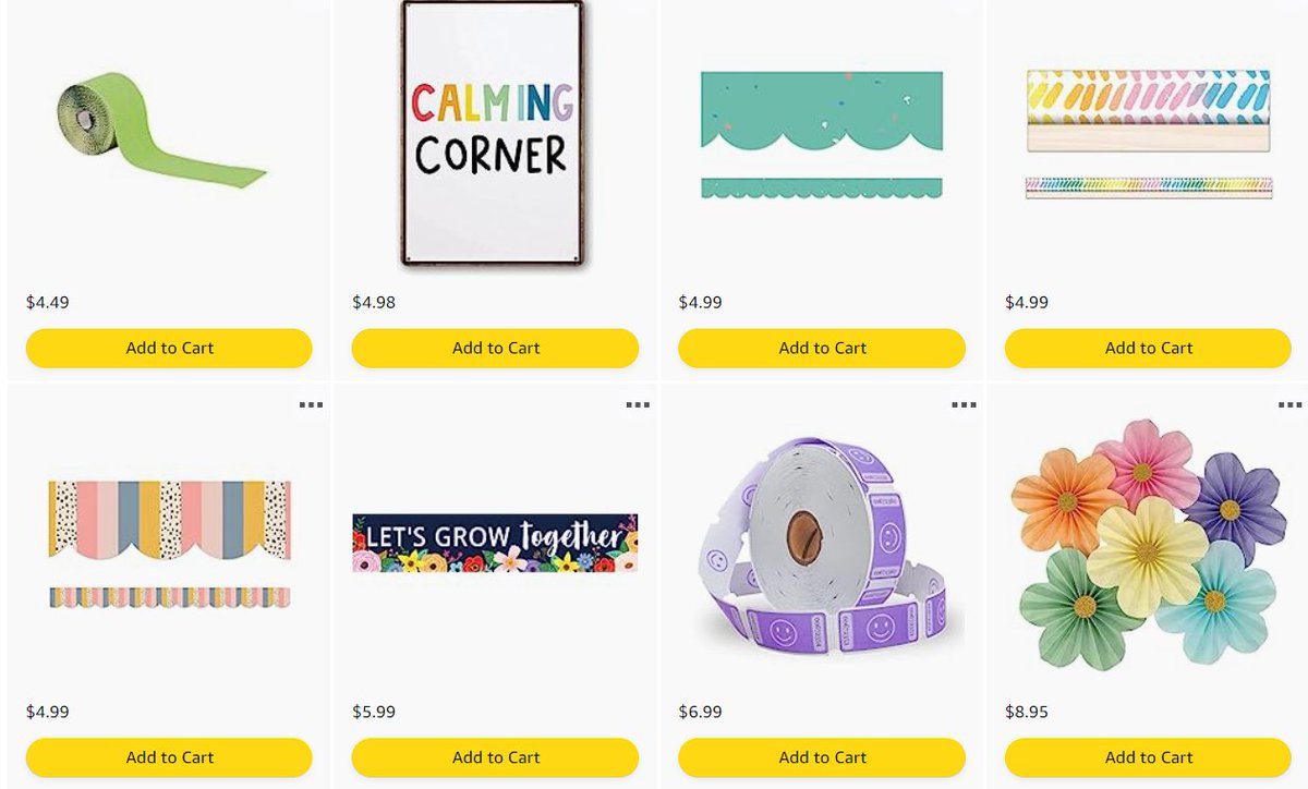 Who can help me #clearthelist2023?! My #classroom list consists of SO MANY items UNDER $10! On this wishlist Wednesday I would love any little sprinkle of movement for my students! #PostForPencils #teachertwitter #BetterTogether #AdoptATeacher  amazon.com/hz/wishlist/ls…