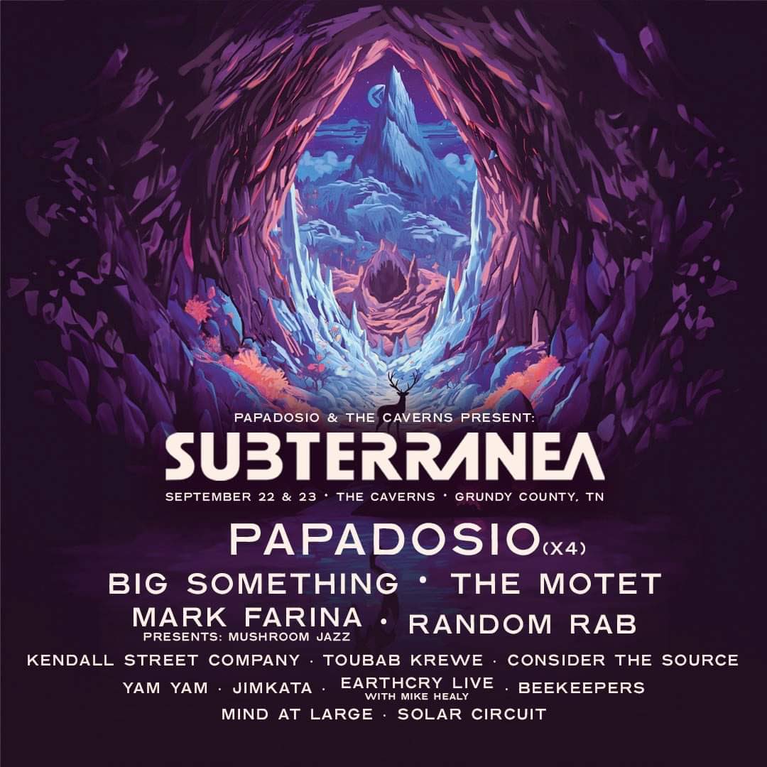 Solar_Circuit's tweet image. So honored to join @papadosio’s Subterranea Festival at @thecaverns in Tennessee this Sept 22-23! 🦇 Cave sets, camping, workshops, cave tours, and more. Snag your pass and join us on this unique experience where music and nature collide.

🎟️ tixr.com/e/67923