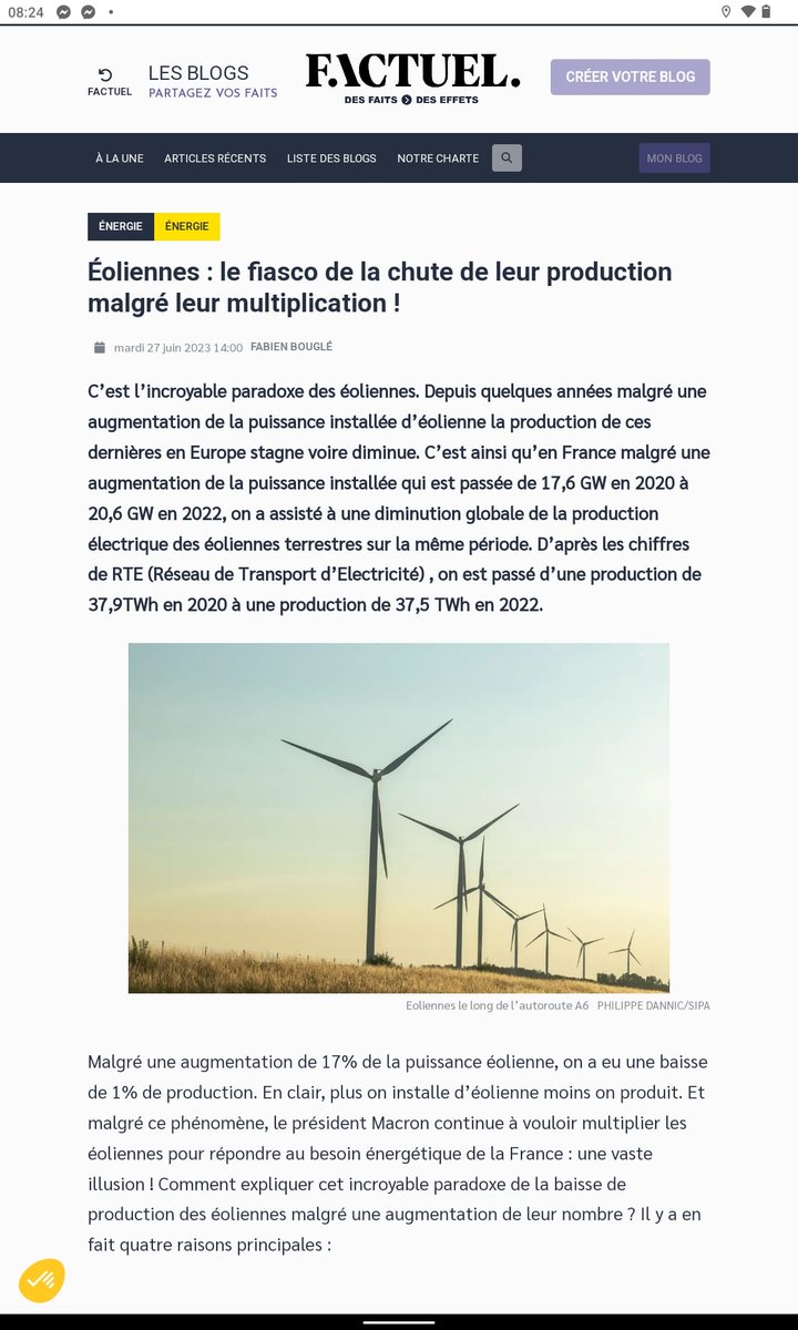 C'est le paradoxe des éoliennes : un massacre pour l'environnement pour une production très limitée...