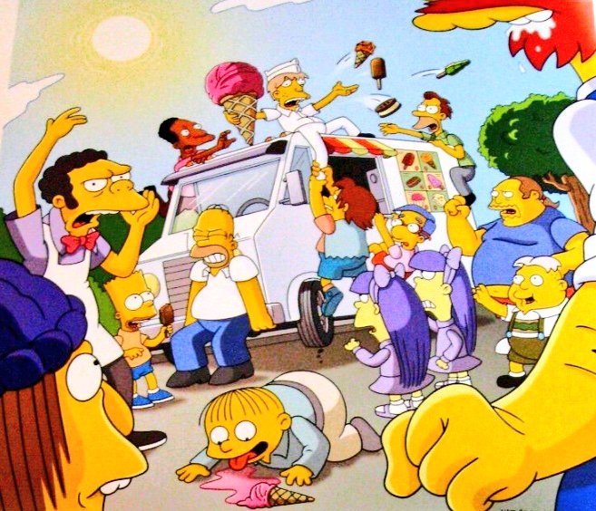 ☀ 🍦 #SummerVibes #TheSimpsonsGoats #TheSimpsons #SimpsonsForever