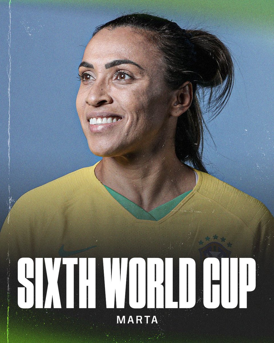Marta is set to play at her SIXTH Women's World Cup 🇧🇷

An absolute legend