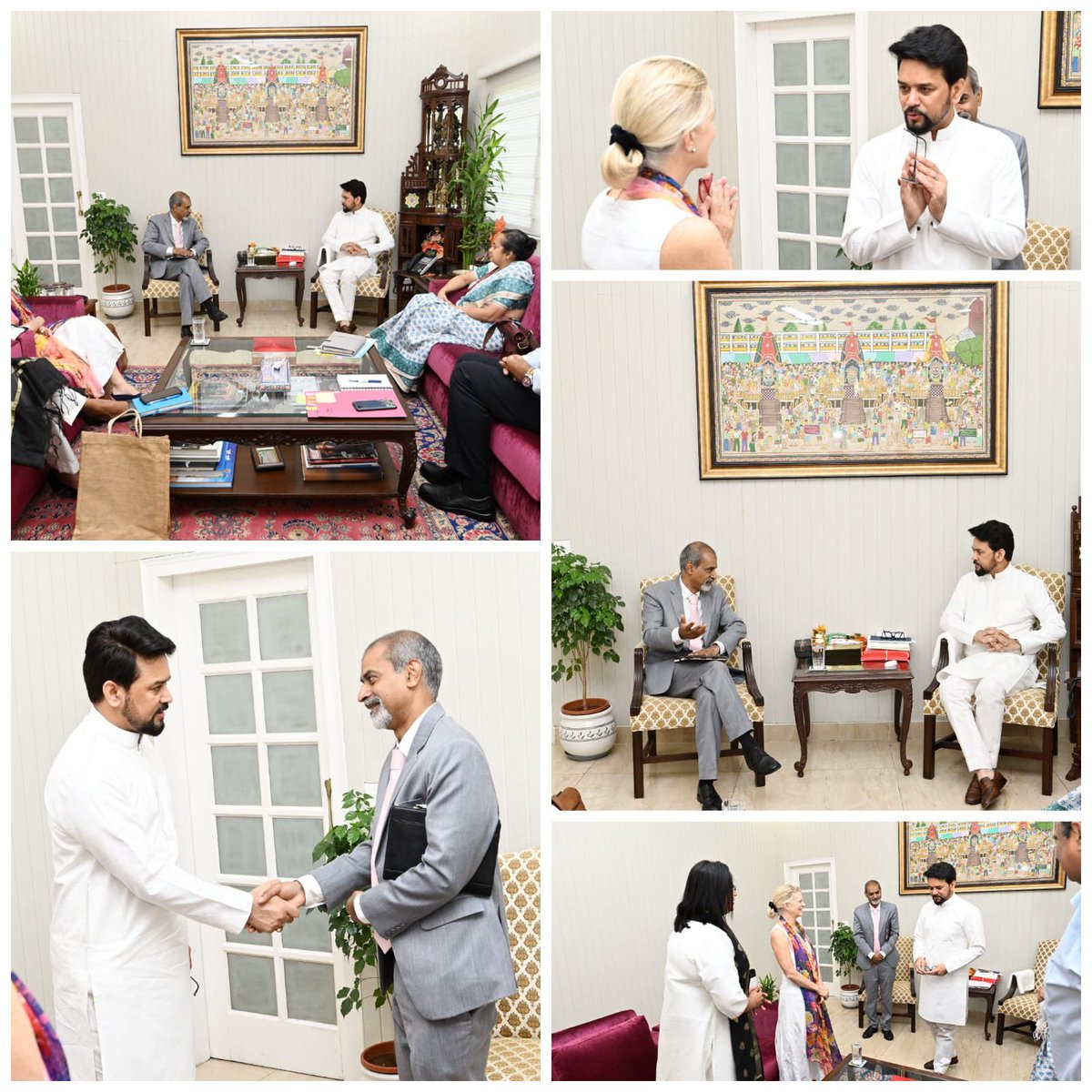 Office of Mr. Anurag Thakur tweet media