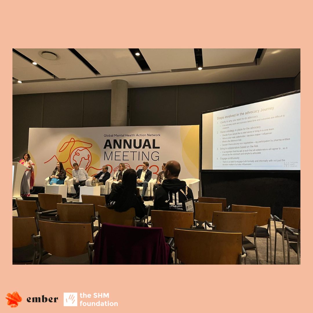 We are at Global Mental Health Action Network (GMHAN) Annual Meeting 2023! Today marks the first day of #GMHAN2023, and Ember Mental Health’s Head of Impact June Larrieta is attending the event in Cape Town, #South Africa. Day 1 HIGHLIGHTS... #thread