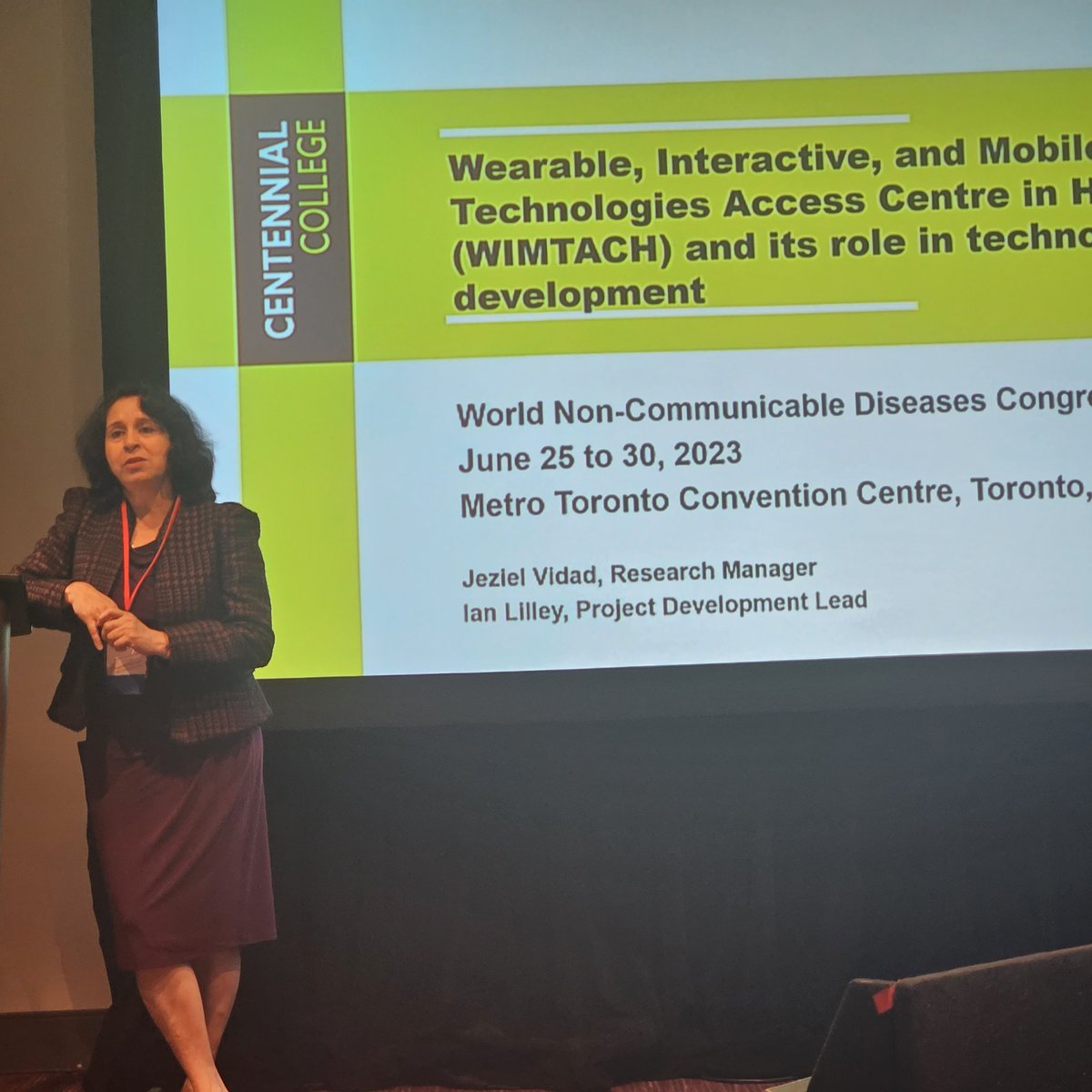 @PurnimaTyagi14 facilitating session on New Technologies for NCD Control and Prediction at @wncd2023 happening @MTCC_Events in Toronto.

#wncd2023
#Toronto
#Torontohealth
#healthcare
#tech