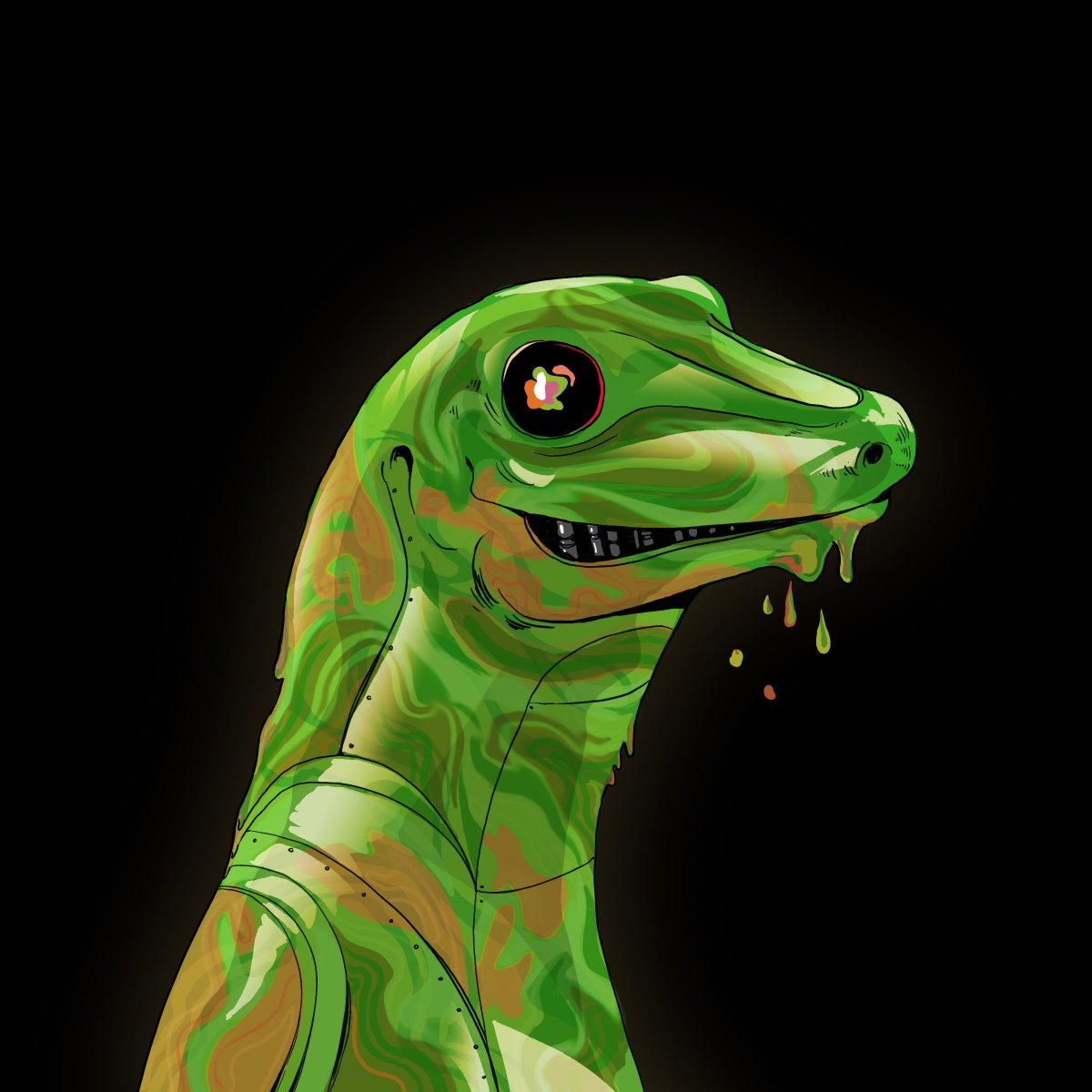 LizardLabNFT's tweet image. CHOP SHOP #0006

Brewed from the most toxic chemicals of the 70s, this lizard seeped out from the rubble of the Lizard Lab in the 1990's: radical, bodacious, and gnarly.