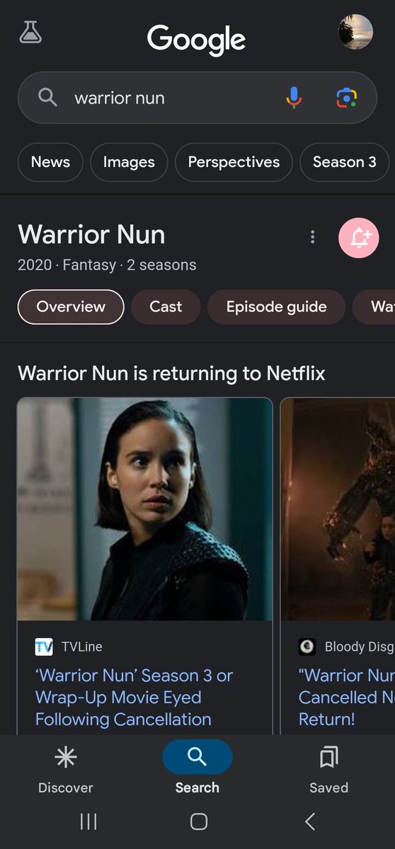 ShotgunMary_12's tweet image. Omffggggg!! Someone else please Google warrior nun! This better not be fr. #WarriorNunSaved
