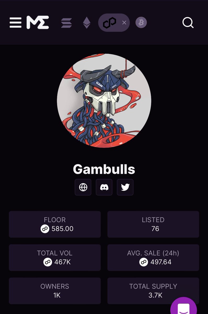 TheDevilRascal's tweet photo. Gambullish - new ATH is just another small milestone
Grab a #Gambull and be able to mint another one for 300 Matic as soon as the mint reopens
@GambullsCasino @0xPolygon https://t.co/COTIvF8DUa