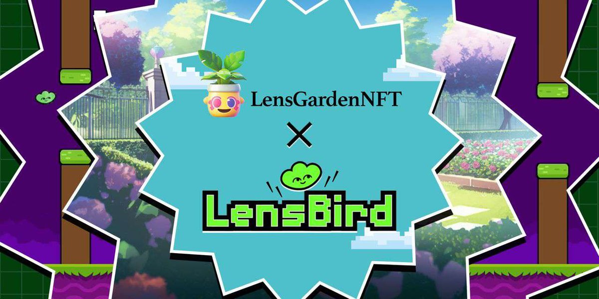 🚀 Get ready for a gaming revolution! <a href="/LensGardenNFT/">lensgardennft.lens 🪴</a> is pumped to join forces with LensBird, brought to you by <a href="/ReviseNFT/">Revise - Program Your NFT 👩🏽‍💻</a>!

 Prepare to embark on the first-ever Hyper-Casual Social Gaming journey on the stellar <a href="/LensProtocol/">Lens</a> platform. 

 Just grab your Lens ID, summon your