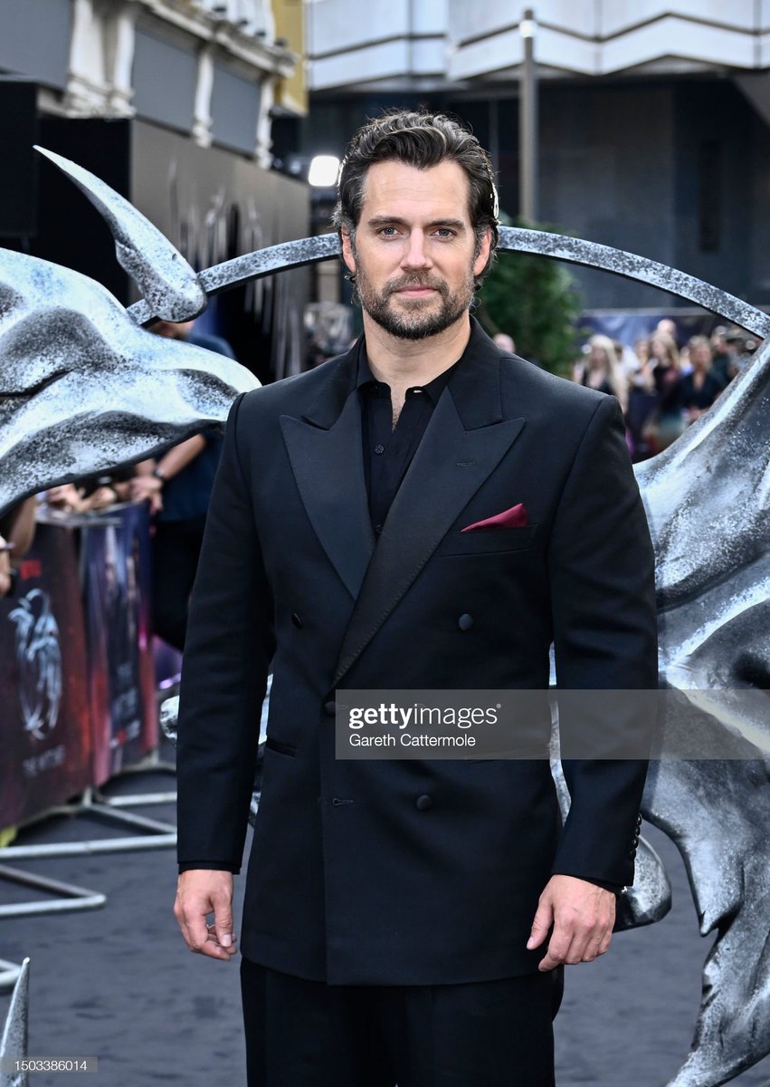 Henry Cavill at The Witcher premiere in London