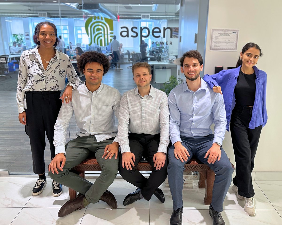 Aspen Power (@aspen_power) on Twitter photo This month, Aspen Power welcomed our new #summerinterns through the <a href="/NYSERDA/">NYS Energy Research and Development Authority</a> Clean Energy Internship Program. We are proud to help foster the next generation of #cleanenergy professionals and are excited to see their contributions to the sustainable energy future! 🌍 This month, Aspen Power welcomed our new #summerinterns through the <a href="/NYSERDA/">NYS Energy Research and Development Authority</a> Clean Energy Internship Program. We are proud to help foster the next generation of #cleanenergy professionals and are excited to see their contributions to the sustainable energy future! 🌍