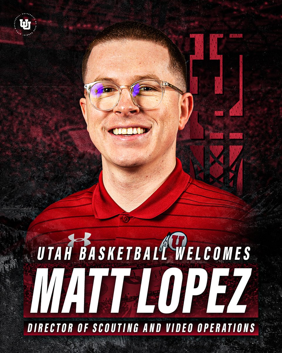 Utah Basketball (@utahmbb) on Twitter photo Please help us give a warm welcome to the newest member of our Runnin' Utes family, <a href="/mattlopez25/">Matt Lopez</a>!!
READ MORE ➡️ bit.ly/4321EVo
#GoUtes Please help us give a warm welcome to the newest member of our Runnin' Utes family, <a href="/mattlopez25/">Matt Lopez</a>!!
READ MORE ➡️ bit.ly/4321EVo
#GoUtes