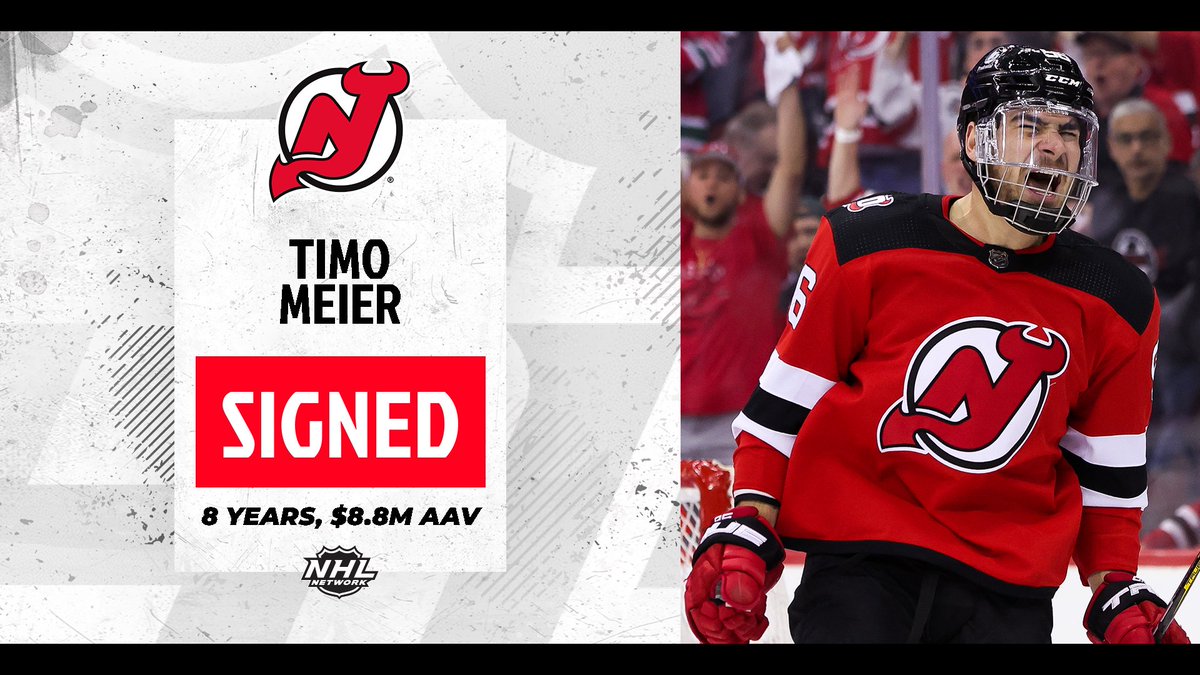 Eight more years of Timo time in Jersey! 😈 @NJDevils | #NJDevils