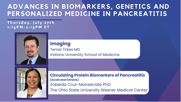 CAPERpancreas's tweet photo. Don't Miss Advances in Biomarkers, Genetics, and Personalized Medicine in Pancreatitis &amp; many more interactive sessions at #PancreasFest23! @ZCMlab @MaisamHaijaMD  

View Schedule Here: https://t.co/x4VkJQRYVO https://t.co/VCIhifMWYR