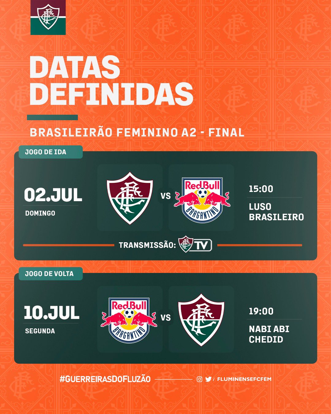 Definidas datas e horários da final do Campeonato Brasileiro