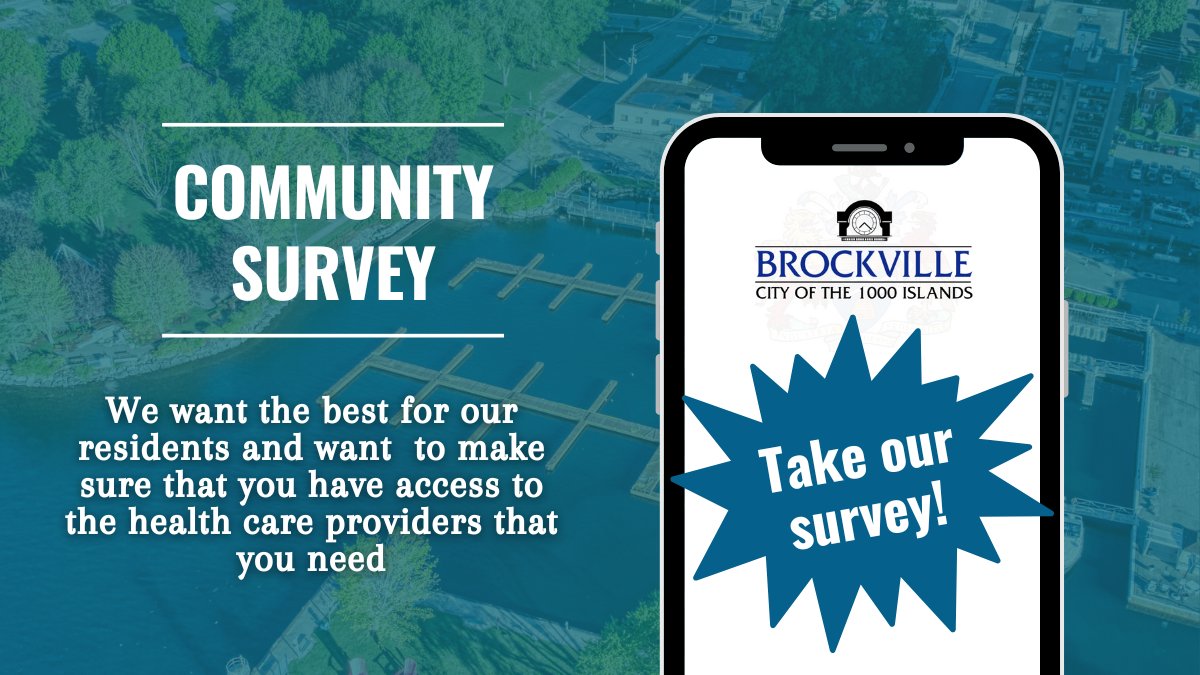 City of Brockville (@brockvilleon) on Twitter photo The City of Brockville in collaboration with <a href="/BrockvilleGener/">Brockville General Hospital</a> are developing a Recruitment Campaign to attract workers to settle in Brockville.
We need you! Help us get to know why you chose Brockville with our quick survey.
brockville.com/news/community… The City of Brockville in collaboration with <a href="/BrockvilleGener/">Brockville General Hospital</a> are developing a Recruitment Campaign to attract workers to settle in Brockville.
We need you! Help us get to know why you chose Brockville with our quick survey.
brockville.com/news/community…