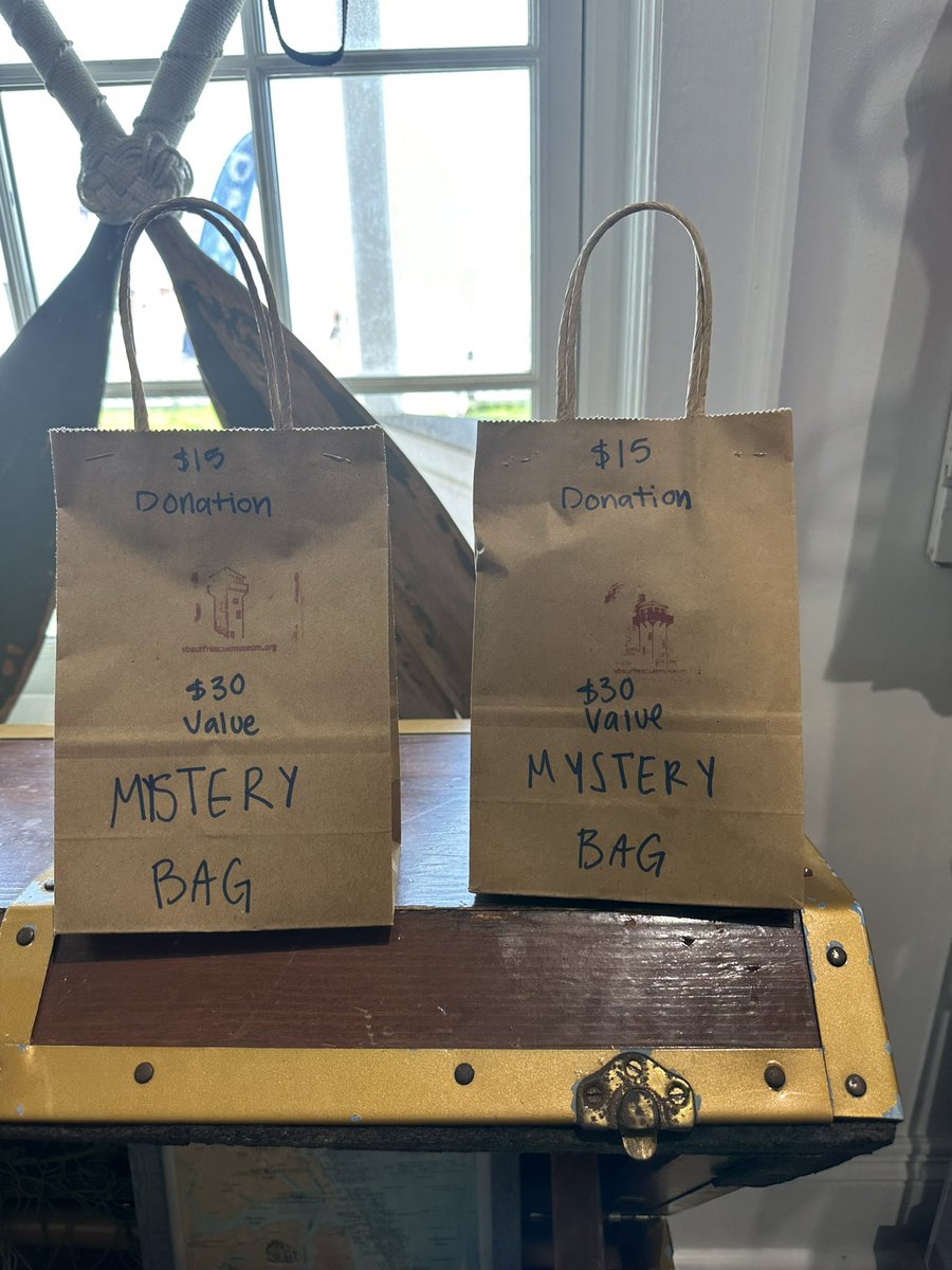 VBSRMuseum's tweet photo. Come get them while they last! We have two mystery bags left, both valued at $30. https://t.co/1XI4ZT3Oz8