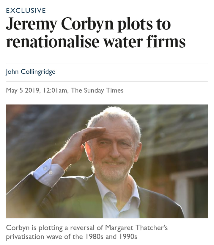 Thank goodness @jeremycorbyn was prevented from renationalising Water firms!! #ThamesWater