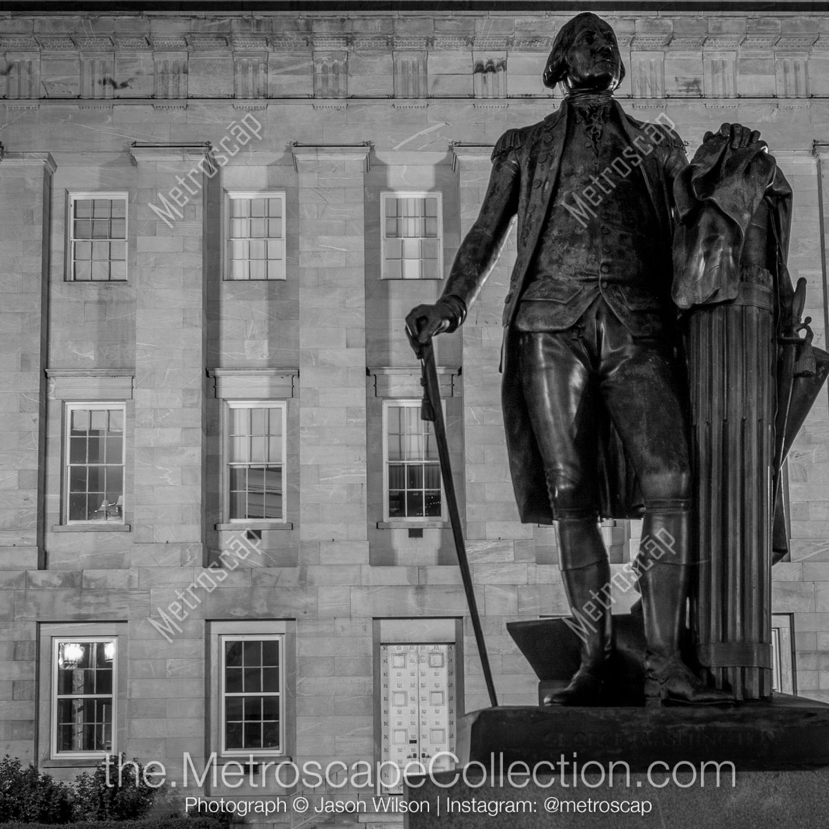 Raleigh pictures Black & White: George Washington at the NC State Capitol #raleigh #raleighnc #downtownraleigh #visitraleigh #northcarolina #nc #BlackWhite | metroscap.com/raleigh-landma…