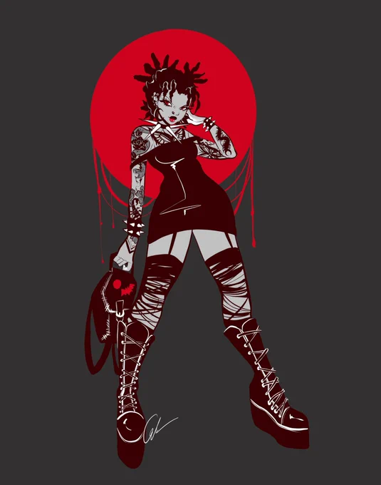 This months theme of Goth girls is complete!!!