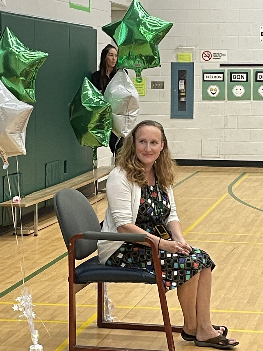 Sincere thanks to Mme Sternad our VP.  We thank you for all you’ve done for the St Patrick school community over the past year.  You will be greatly missed.  #DCDSBExcellence