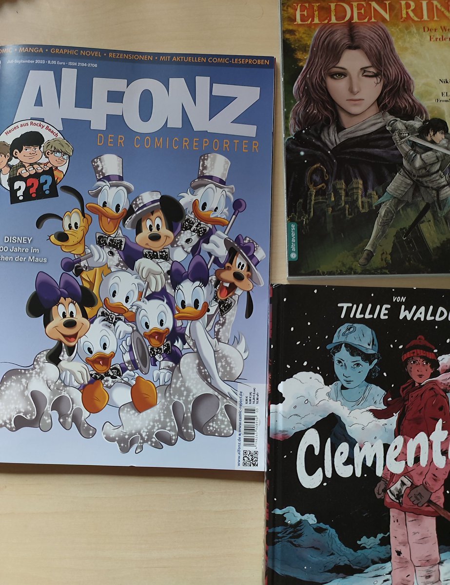 Jetzt an jedem sehr guten Kiosk oder Comicshop: Der neue Alfonz @ALFONZ2012 mit einer Rezension von mir zu #ELDENRING und einer OKS gemeinsam mit @JerryLeLu zu #Clementine von #TillieWalden #TheWalkingDead