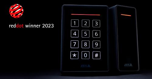 We are proud to share that Axis has been honored with the esteemed Red Dot award for 2023. Our products, the Axis AXIS A4020-E Reader and AXIS A4120-E Reader with Keypad, have excelled in assessment categories such as formal quality, ergonomics, and longevity.