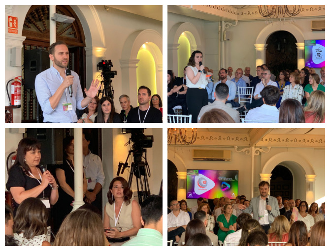 aemprende's tweet photo. #PremiosEmprendemos2023 🎖️ #Top50
🟣🟢 Seguimos con los pitchs de:
✔️ @Cobiomic_SL
✔️ #Combata
✔️ #ControlPlant
✔️ @EasyChatbot_Net
¡Vamos‼️ 🍀
#EmprendeAND
@UniversidadAnd @AndaluciaJunta @caixabank https://t.co/mPICgYY6Nc