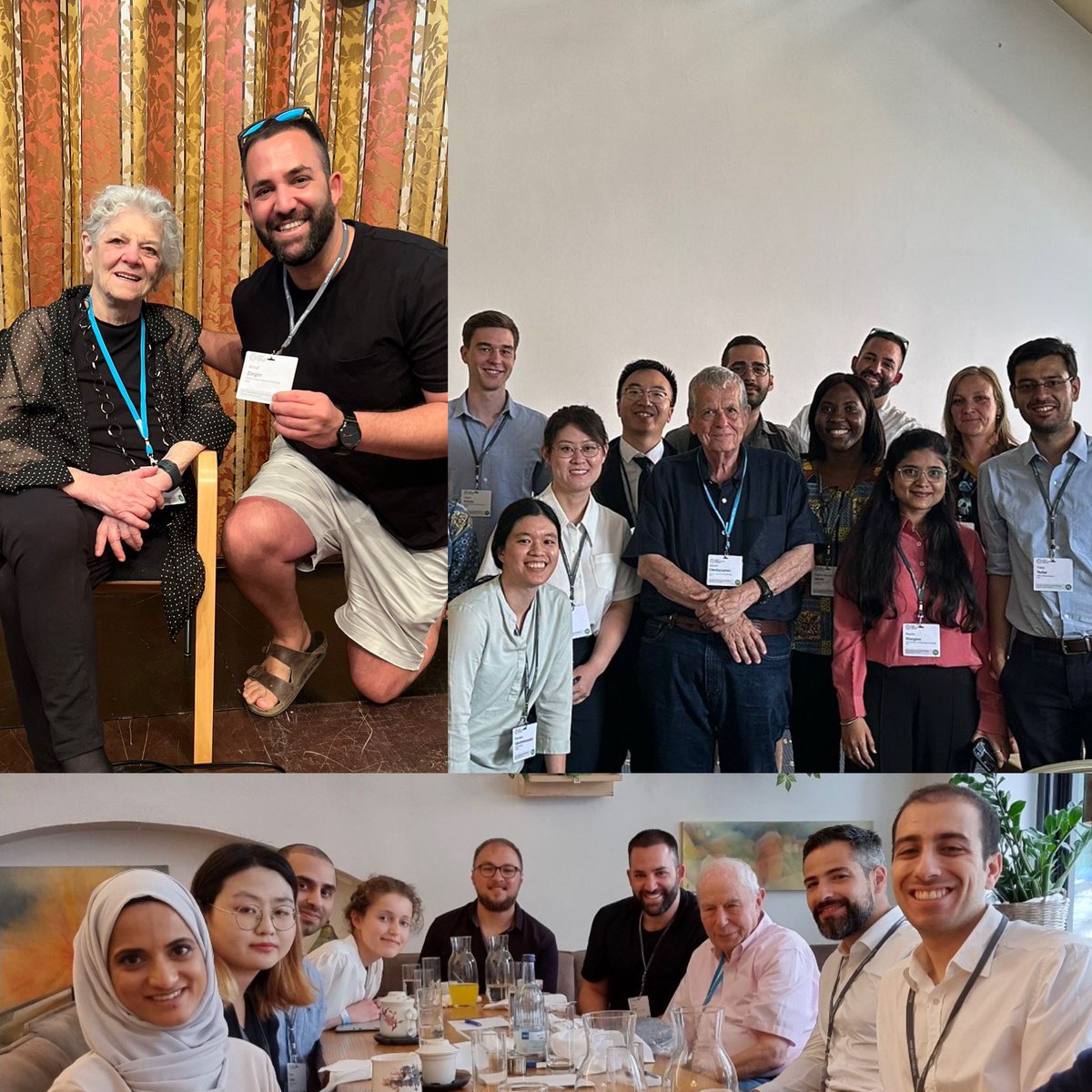 Assaf Zinger (@zingerassaf) on Twitter photo #LINO23 day #4 #Israel ๐ฎ๐ฑ
Super proud and inspired to meet our three Nobel Laureates at this conference: Aaron Ciechanover, Ada Yonath, and Avram Hershko. Thank you for your inspiring talks and for being role Models for all of us.
<a href="/lindaunobel/">Lindau Nobel Laureate Meetings</a> <a href="/TechnionLive/">Technion Israel</a> <a href="/WeizmannScience/">Weizmann Institute</a> #LINO23 day #4 #Israel ๐ฎ๐ฑ
Super proud and inspired to meet our three Nobel Laureates at this conference: Aaron Ciechanover, Ada Yonath, and Avram Hershko. Thank you for your inspiring talks and for being role Models for all of us.
<a href="/lindaunobel/">Lindau Nobel Laureate Meetings</a> <a href="/TechnionLive/">Technion Israel</a> <a href="/WeizmannScience/">Weizmann Institute</a>