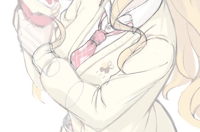 続き 線画の続きを少し描きました 諸事情により当分板タブで作業が出来ないので明日もiPadで頑張ります(-_-;)
