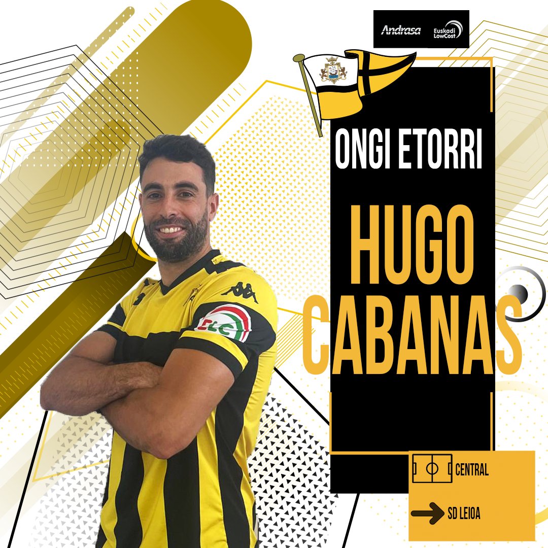 🔒 ¡Os presentamos unNUEVO central jarrillero!

El defensa Hugo Cabanas se ha convertido en el nuevo fichaje del Portu a día de hoy.
ℹ️ labur.eus/iOzJR

ONGI ETORRI!!
#aupaPORTU💛