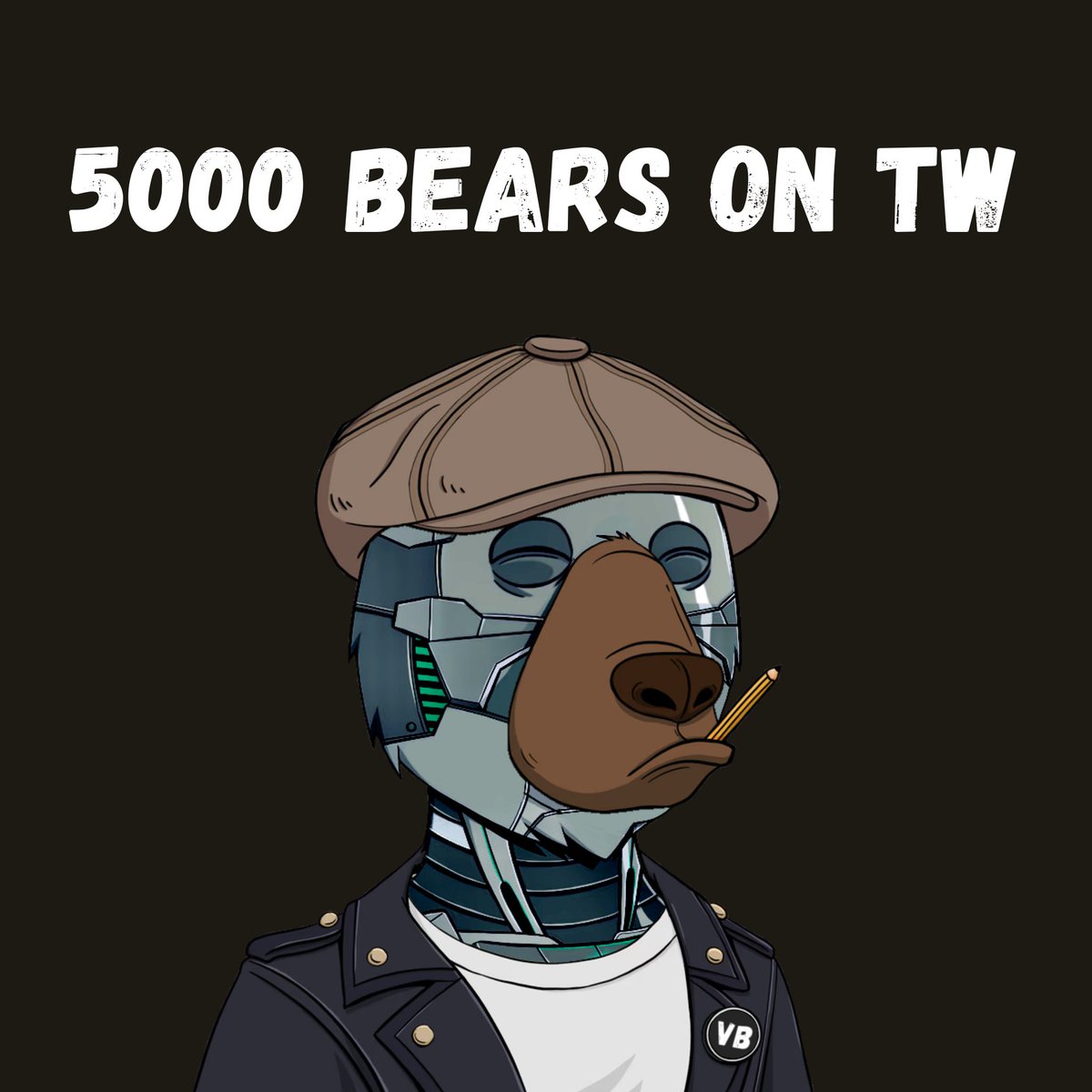 VenomBears's tweet photo. WE ARE 5,000 BEARS ON TWITTER 🚀

To celebrate we are giving away a FREE NFT to a lucky winner 🐻💟

RT + Drop your discord ID to participate

Join Disc here: https://t.co/q1AqTlujY4 https://t.co/SEiiWZNzBB