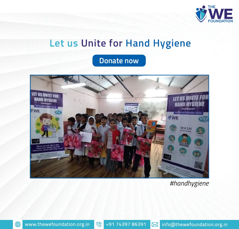 Make an Impact Now! Please Help us in our drive to spread awareness about Hand Hygiene among 100000 children and families living in the slums of Mumbai. Be the reason for a good cause.
Donate Now : shorturl.at/jwO13

#handhygiene #careforhands