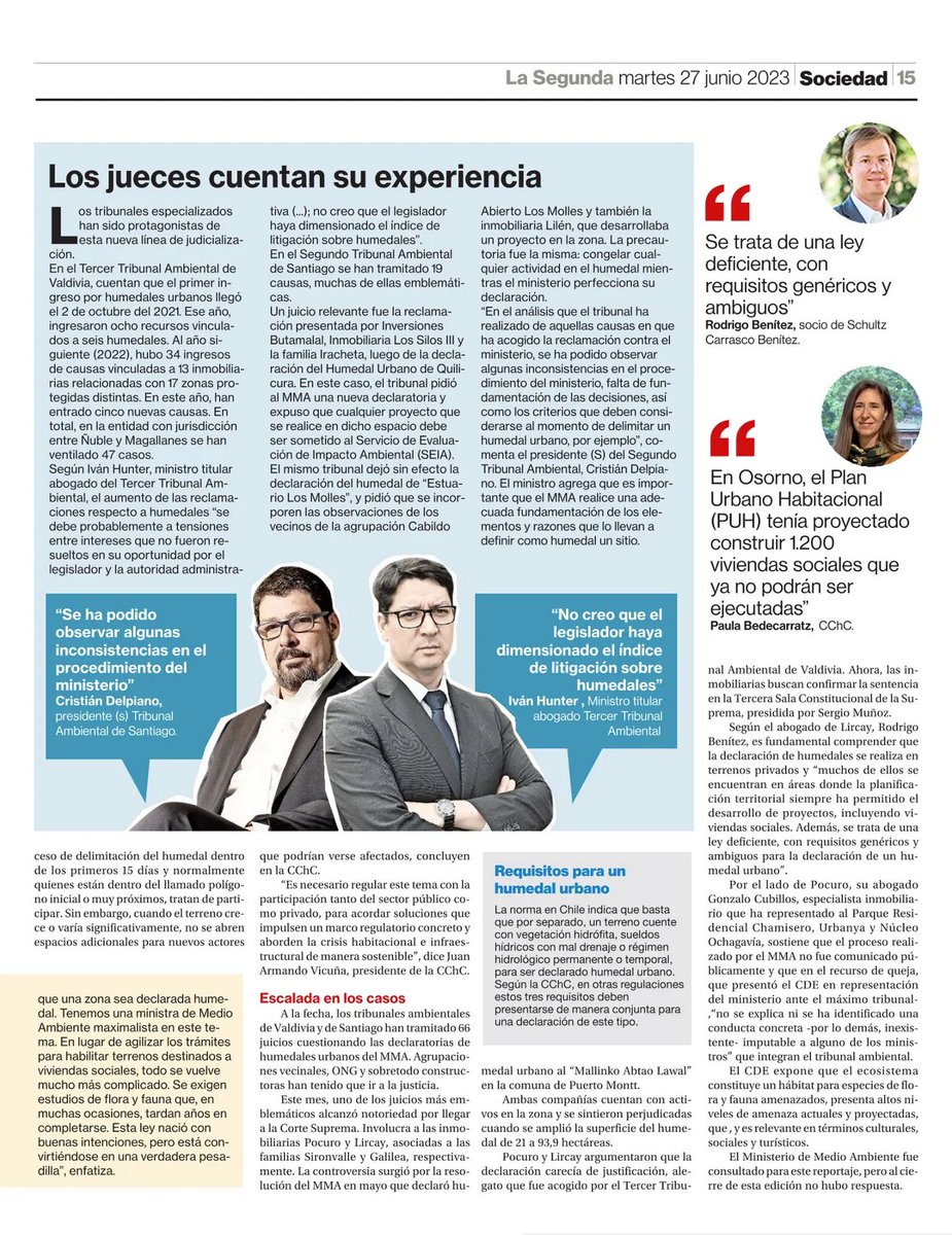 Un gremio empresarial defiende, antes que nada, sus propios intereses. La política pública NO DEBE ser dictada por lobby o Tribunales.
Para evitar presiones y controversias, urge lo que no se dice aquí: ¡actualizar y perfeccionar los Instrumentos de Planificación Territorial!