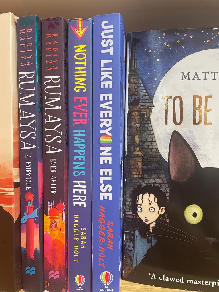 SarahHaggerHolt's tweet photo. Two different friends in two different bookshops have both just sent me pictures of #JustLikeEveryoneElse in the wild! https://t.co/O7o0z0Q0cy
