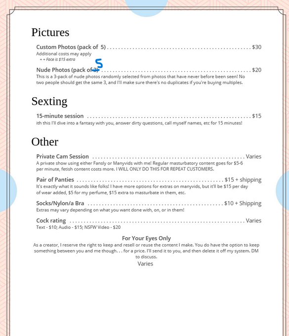 So I've been thinking for a bit, and I've come to the realization that I've been underselling myself