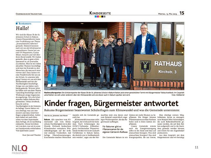 Hans-Jakob Erchinger (@jakoerchinger) on Twitter photo „Das Konzept ist so schlau, dass jede Schule in Niedersachsen zu der örtlichen Tageszeitungsseite gehen kann, um journalistische Praxis umzusetzen…“ Aus der Laudatio zum N-REPORT-PREIS 23 für die Zeitungsseite der St. Johannes-Schule. #twlz #nlq <a href="/nlq_nds/">NLQ Niedersachsen</a> <a href="/JmS_Verein/">JmS - Journalismus macht Schule</a> „Das Konzept ist so schlau, dass jede Schule in Niedersachsen zu der örtlichen Tageszeitungsseite gehen kann, um journalistische Praxis umzusetzen…“ Aus der Laudatio zum N-REPORT-PREIS 23 für die Zeitungsseite der St. Johannes-Schule. #twlz #nlq <a href="/nlq_nds/">NLQ Niedersachsen</a> <a href="/JmS_Verein/">JmS - Journalismus macht Schule</a>