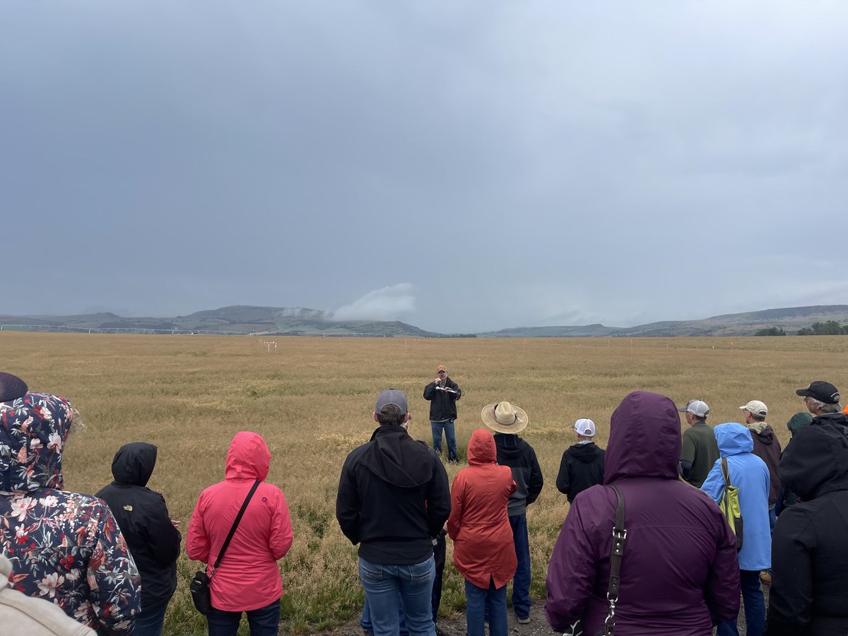 Learned about diverse cropping systems in eastern Oregon during 45th Union co. Crops and Conservation tour!