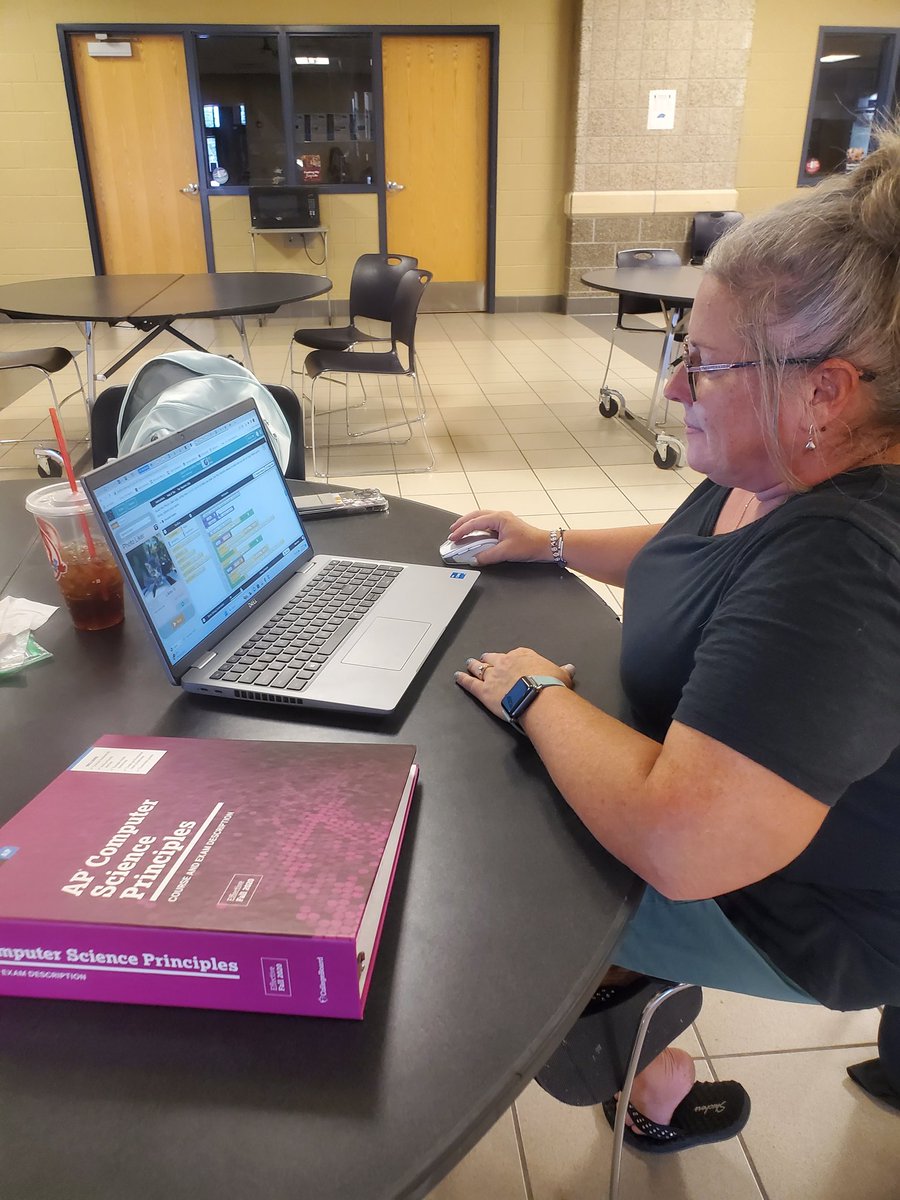 MathPrincessC's tweet image. Thanks to the PACK act passing into law in May 2022, the amazing @SCMS466duff is getting ready to teach CSP in 2023-24. We are hopeful for @SCHSBeavers!!!! She is so connected in her community and well respected. 
#csforall 
@USD466_ScottCo