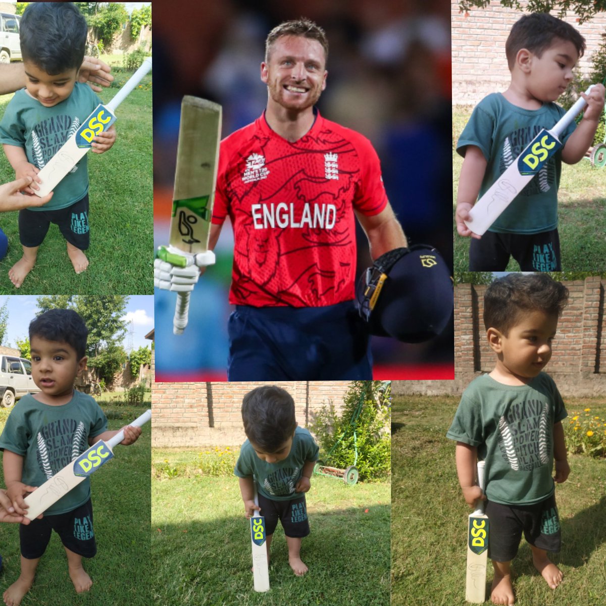 mushy4one's tweet photo. @josbuttler Thank you for your precious autograph,my son Mohammad Shees have received your autographed bat today as Special Eid Gift on such a blessed day of Eid. Wish you countless successes and achievements  in coming #WC2023 and other games. Thank You again.... https://t.co/maQdCChiVH