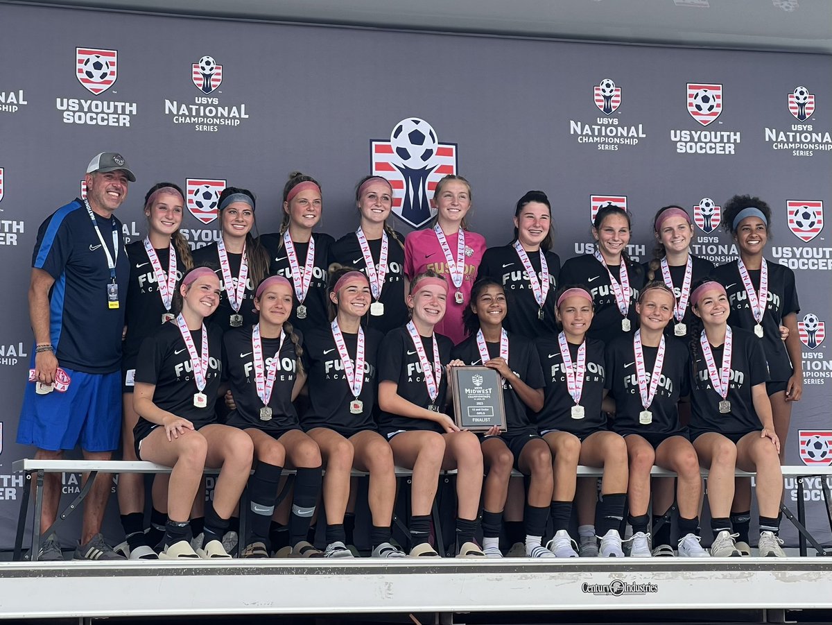 KC Fusion ‘08G Academy (@kcfusionacad08g) on Twitter photo Not the result we wanted, but still a great effort as we finish as finalists at the <a href="/usyscups/">US Youth Soccer Cups</a> Midwest Regional, falling to Galaxy 08 Girls Blue 2-0.
Next up the <a href="/USYouthSoccer/">US Youth Soccer</a> National Championships in Orlando in July.
#together #FORitALL #KSYouthSoccer
<a href="/kcfusionsc/">KC Fusion</a> Not the result we wanted, but still a great effort as we finish as finalists at the <a href="/usyscups/">US Youth Soccer Cups</a> Midwest Regional, falling to Galaxy 08 Girls Blue 2-0.
Next up the <a href="/USYouthSoccer/">US Youth Soccer</a> National Championships in Orlando in July.
#together #FORitALL #KSYouthSoccer
<a href="/kcfusionsc/">KC Fusion</a>