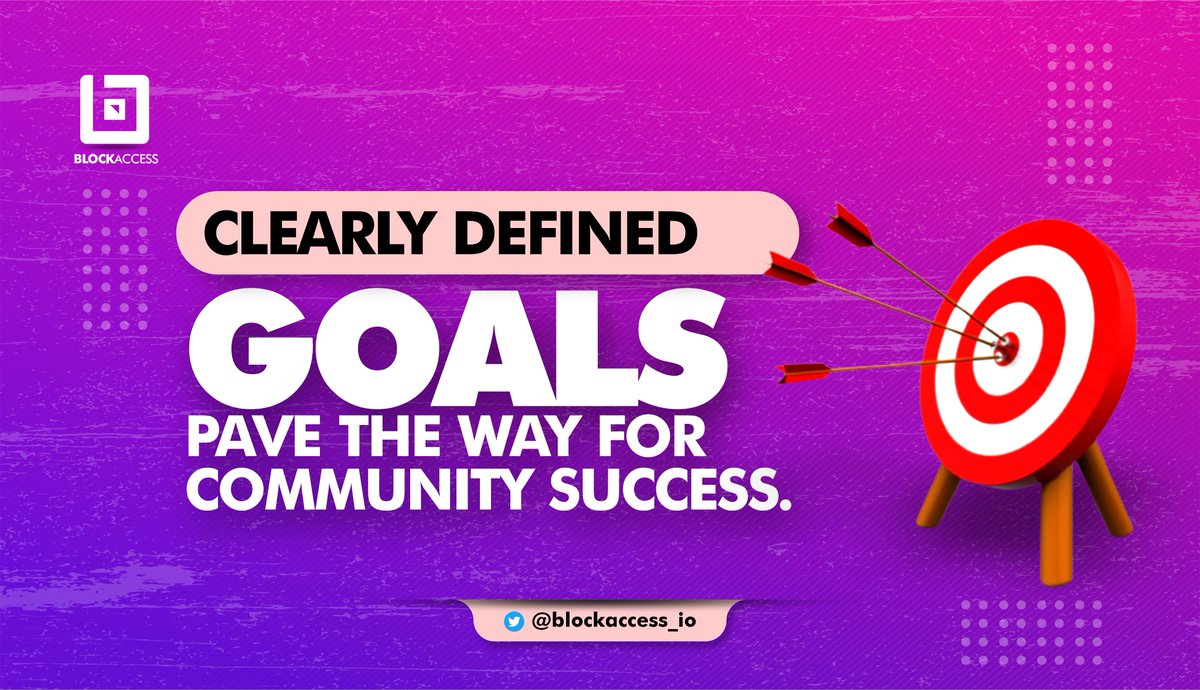At Blockaccess, we do not only create and maintain thriving communities, we can also help you define your community goals in your early stages of growth.

Community goals in a blockchain project can vary depending on the specific objectives and focus of the project