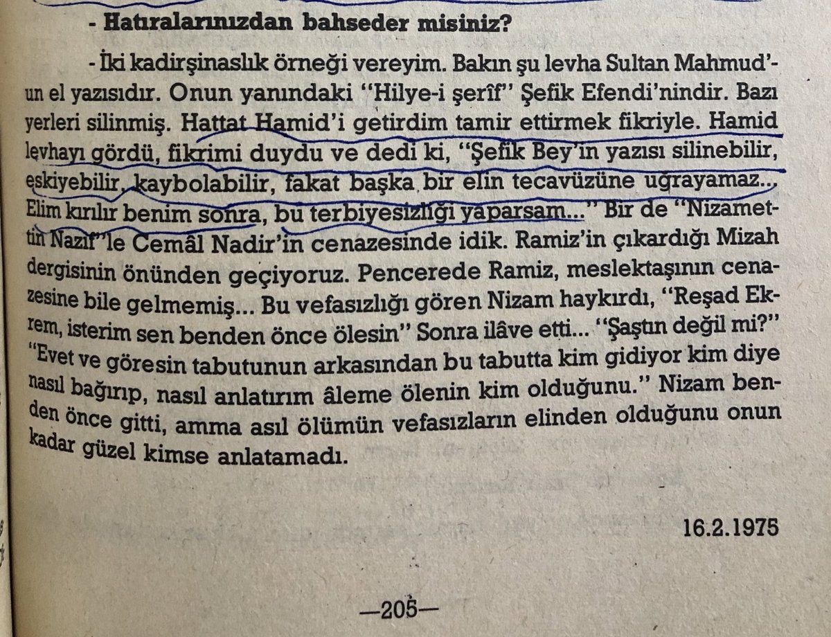 Celi sülüs yazı çeşitinde restorasyonun gereksizliği…