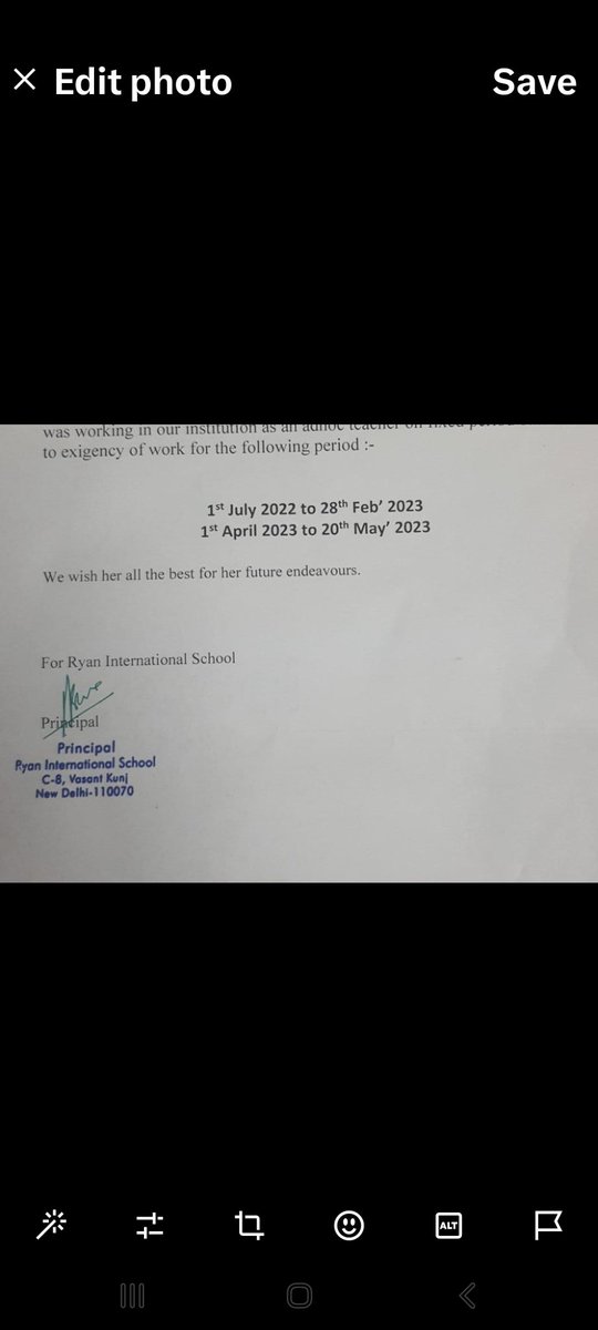 When a teacher works day in and day out invigilating and correcting papers in the month of March and that month goes missing from the experience letter.  #harassmentatwork#delhischool#educationinindia