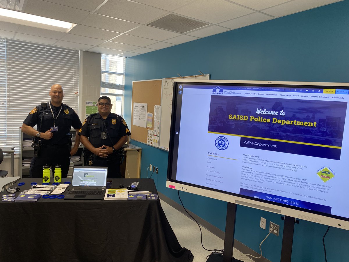 SAISD Police tweet media