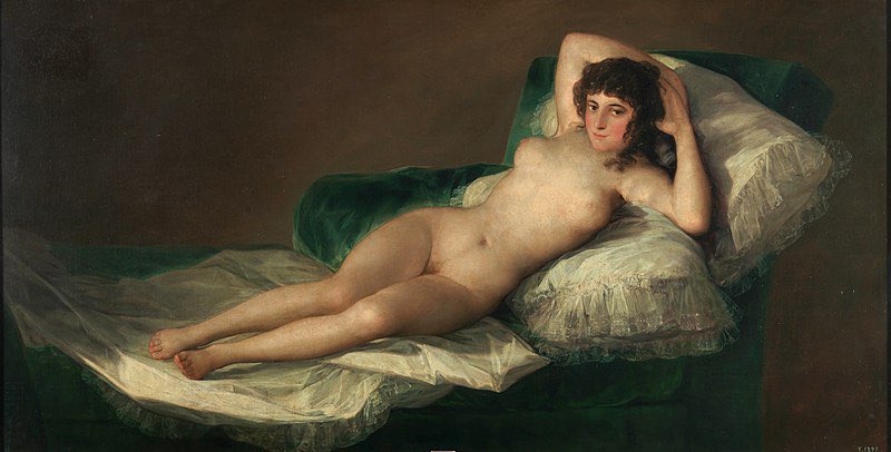 GerardRass's tweet photo. @pierrevabres Francisco de Goya a subi la censure de l’Église &amp; failli être condamné au bûcher

Obligé de faire une version habillée 

C’était il y a + de 2 siècles
tout de même 

Pas de doute
avec #Nupeste #Wokisme #Gauchisme #Écologisme etc…,
l’Humanité progresse

https://t.co/rDzuppfeQ7 https://t.co/lqorNNpO39