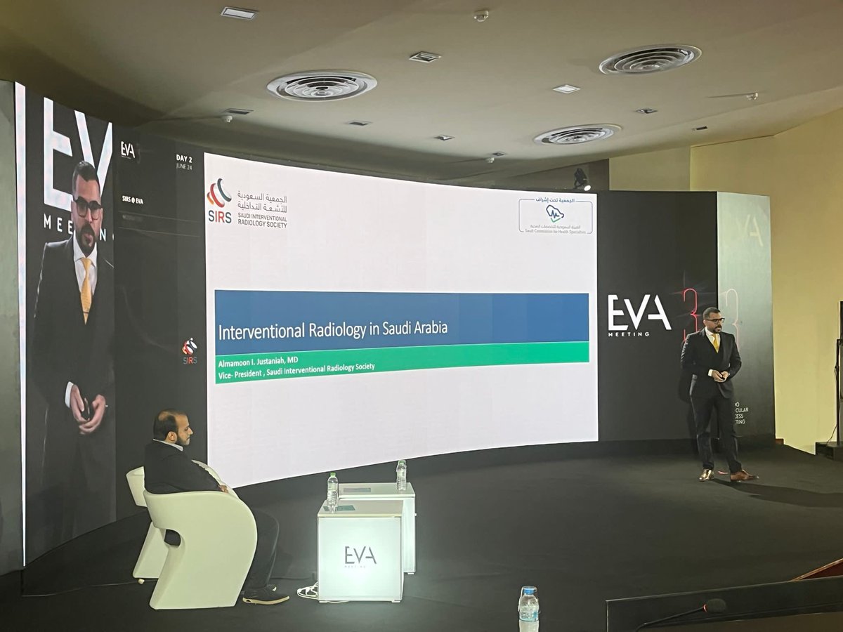 Honored to have participated with talks & sessions moderation @evameeting on behalf of @sirs_ksa 

Thank you for having me @pkitrou 

@AshourMD @SIRspecialists @SIO_Central @CAIRweb @BSIR_News @cirsesociety @BIDMCVIR @LaheyRadiology @UTHouston_IR @DukeIR @VenousNews @KFSHRC_J