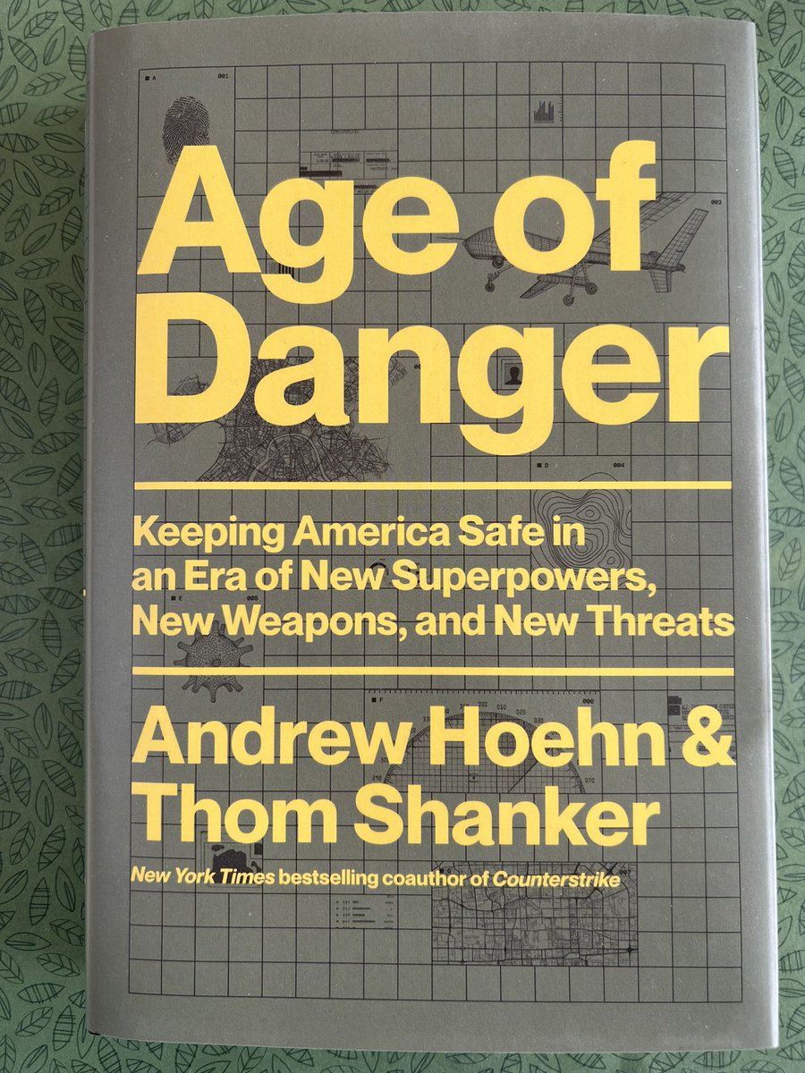 AGE OF DANGER by Andrew Hoehn and @ThomShanker is featured in the 2023 Mixed Media list from @FletcherSchool! 

fletcher.tufts.edu/news-events/bo…