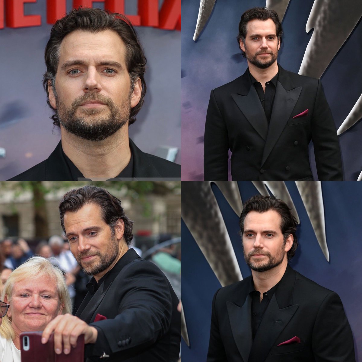 henry cavill at ‘the witcher’ london premiere.