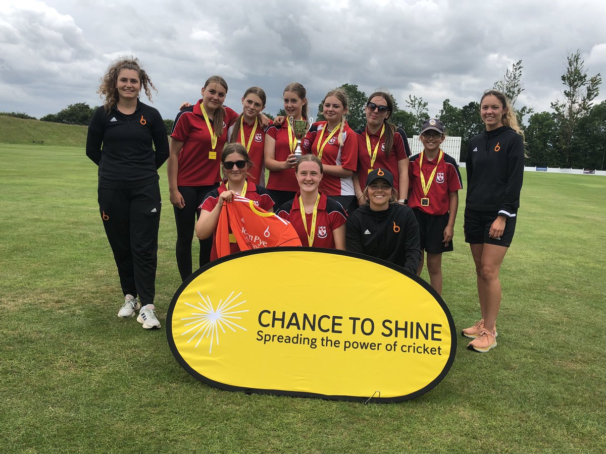 🔥| Congratulations to our @TheBlazeCricket Chance to Compete Girls Regional Champions 2️⃣0️⃣2️⃣3️⃣❗️🏆 U1️⃣3️⃣ The Ecclesbourne School (Derbyshire) U1️⃣5️⃣ Queen Elizabeth’s Grammar School (Derbyshire) Thanks to today’s hosts Denby Cricket Club, and our Organisers from