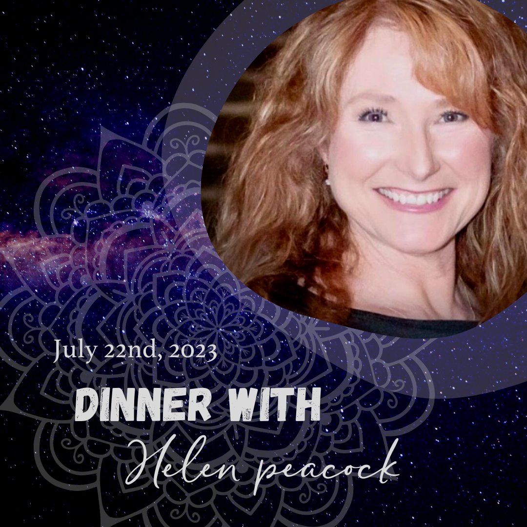 🌟Join us for an extraordinary evening of connection and enlightenment! 🌙 Immerse yourself in a captivating dinner with the renowned spiritual medium Helen Peacock. 
Reserve your seat now and embark on a transformative journey. Get ticket: 👉
bit.ly/3NSQjCT